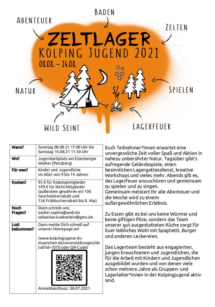 ZeltlagerKJPlakat