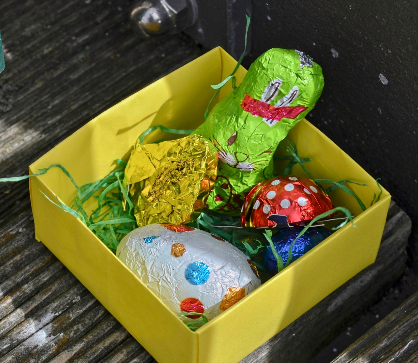 Ostereiersuchen im Pfarrgarten