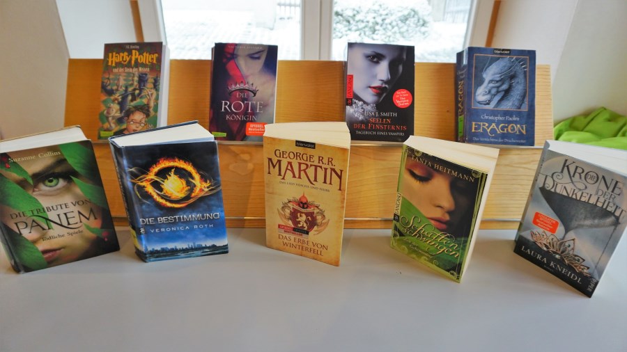 Beliebte Fantasy-Reihen in unserer Bücherei