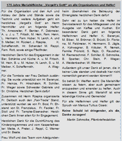 Pfarrbriefartikel 175-Jahre_Mariahilf