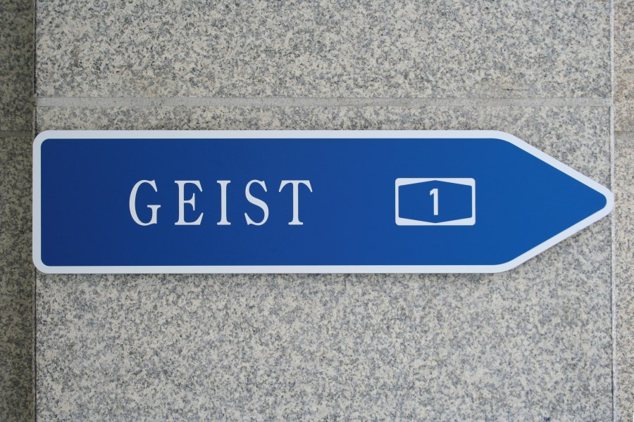 Heiliger Geist Wegweiserschild