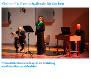 Logo Kirchen für Kunstschaffende