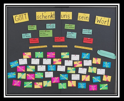 Stellwand in der Kirche Mai 2021