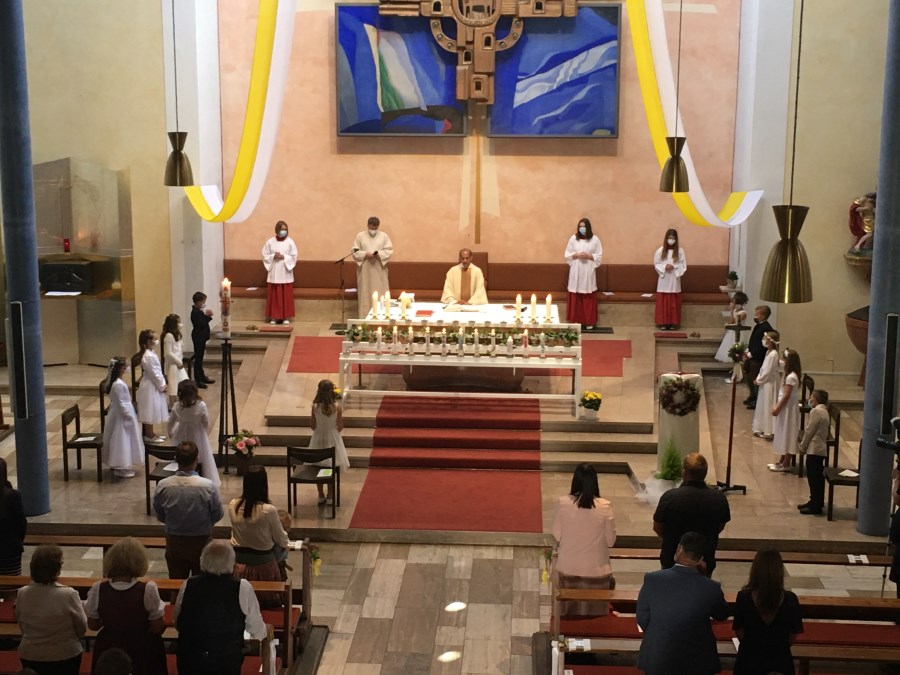 Erstkommunion in St. Pius X. am 27. Juni 2021