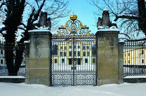 Schloss Fürstenried im Winter