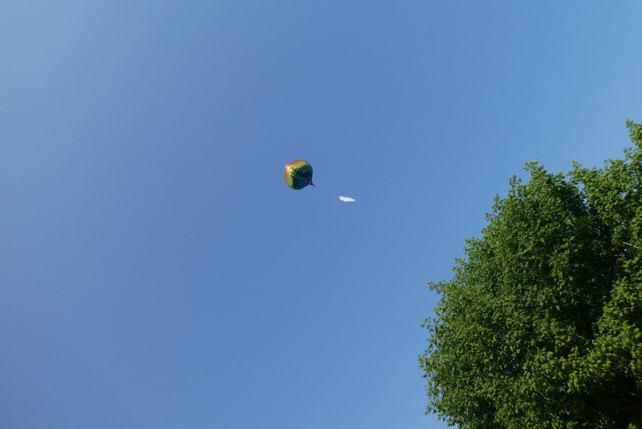 Luftballon fliegen