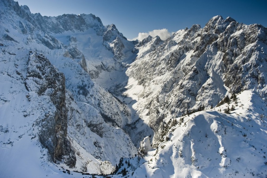 Höllentalferner an der Zugspitze