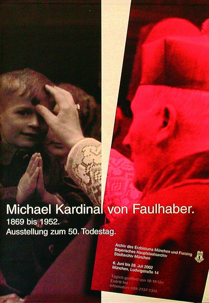 Plakat der Faulhaber-Ausstellung 2002