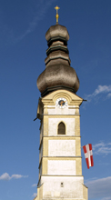 Zachäusfahne  Turm Schnaitsee