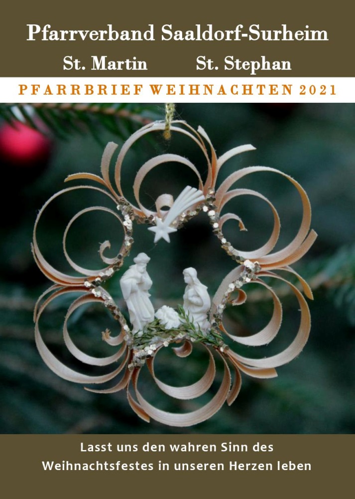 Pfarrbrief Weihnachten 21