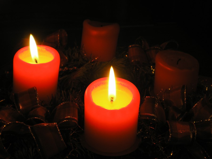 Adventskranz: 2. Advent B