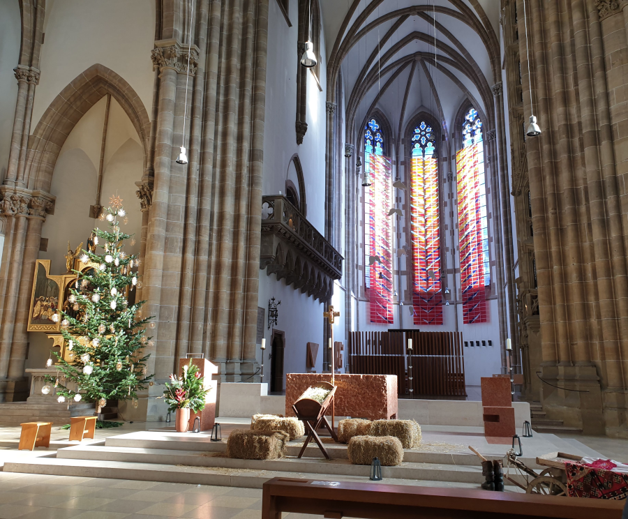 Klangkrippe vor Weihnachten