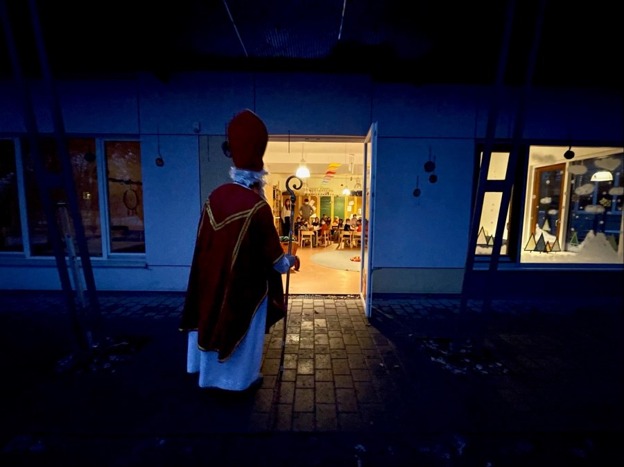 Nikolaus im Garten