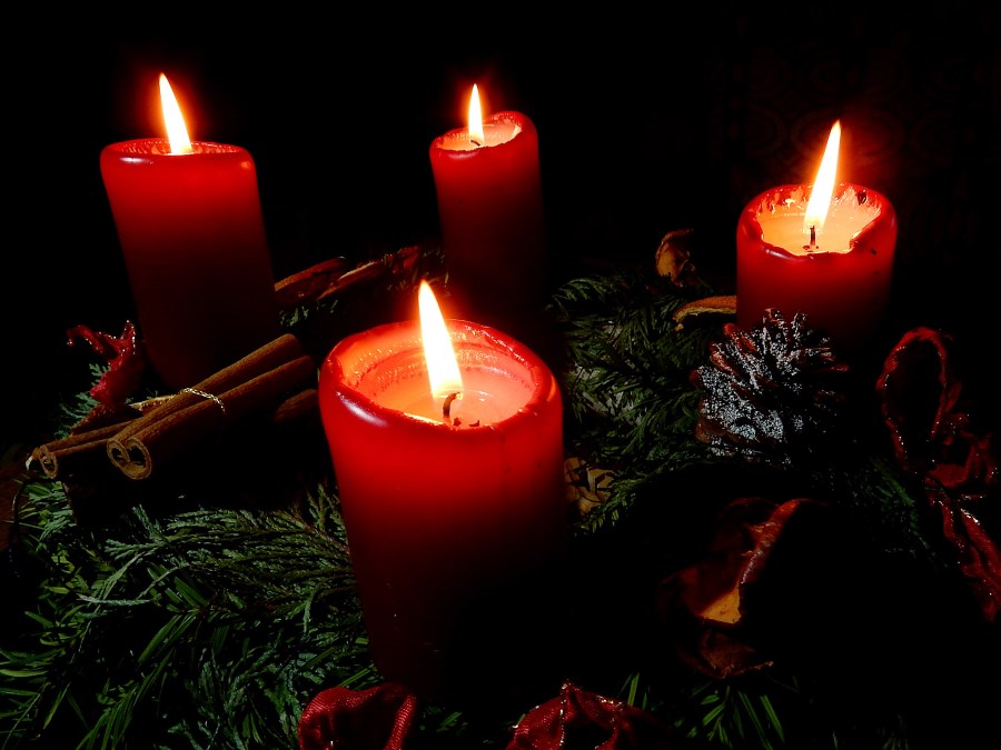 Adventskranz: 4. Advent