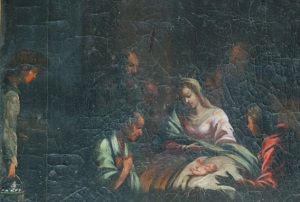 Krippengemälde in St. Martin