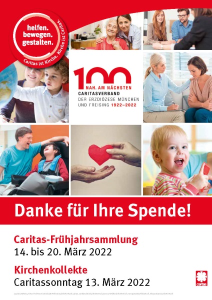 Caritas Frühjahrskollekte 2022