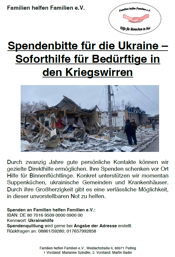 Screenshot Plakat Ukraine 2022