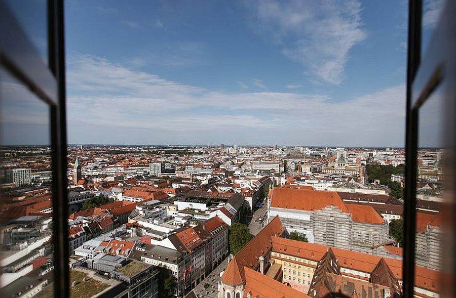 Blick vom Südturm des Münchner Liebfrauendoms