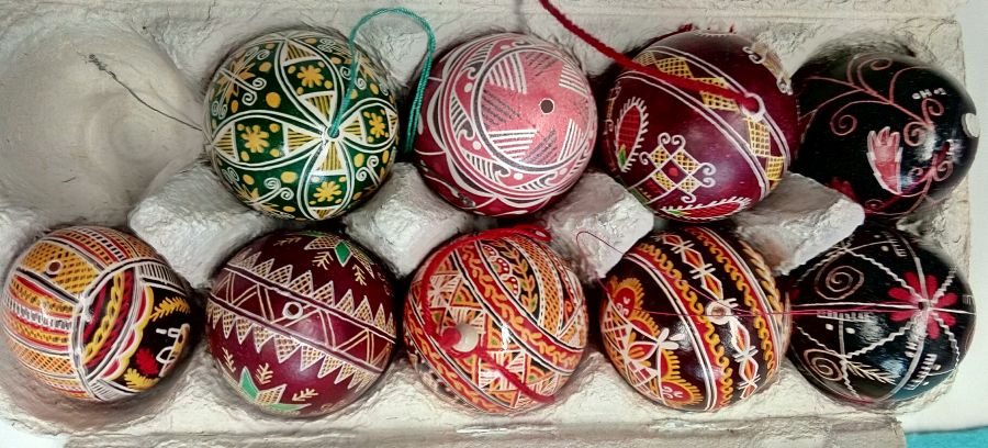 Österliche Pysanky-Eier