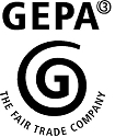 Gepa Logo. Verkauf Fairer Handel