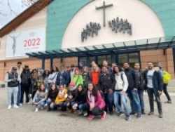 Jugendliche aus der eritreischen, äthiopischen und koptischen Gemeinde in Oberammergau 2022