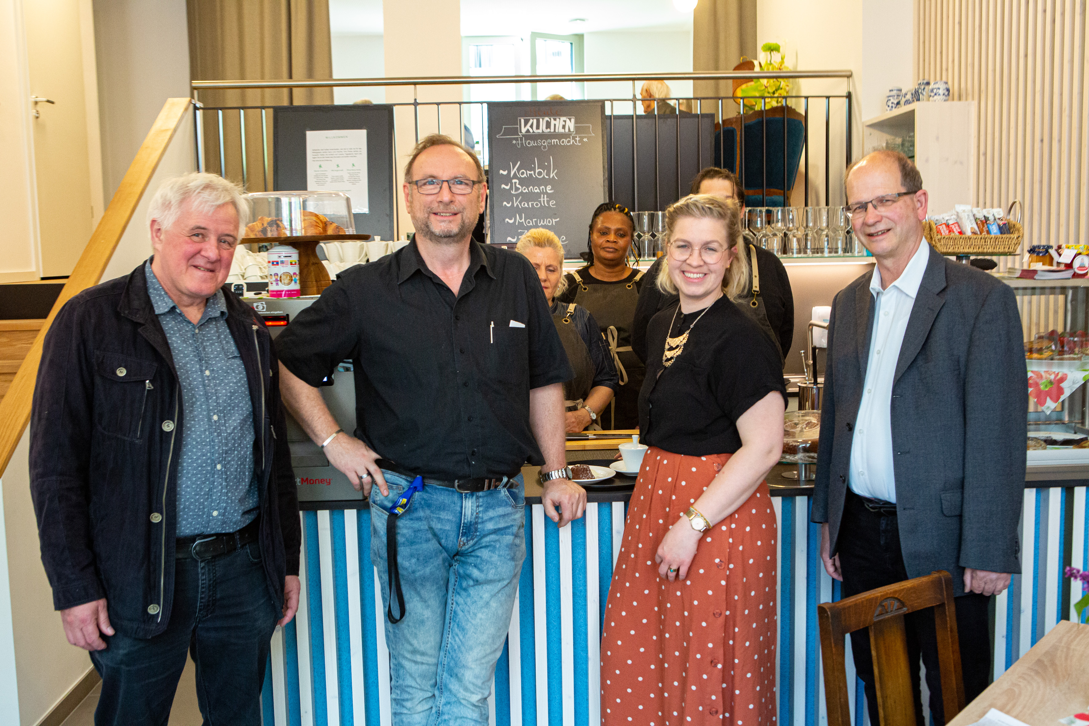 Die Initiatoren des JoMa in der Au -Gruppenbild