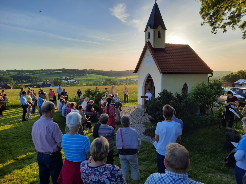 Maiandacht an der Hubertuskapelle