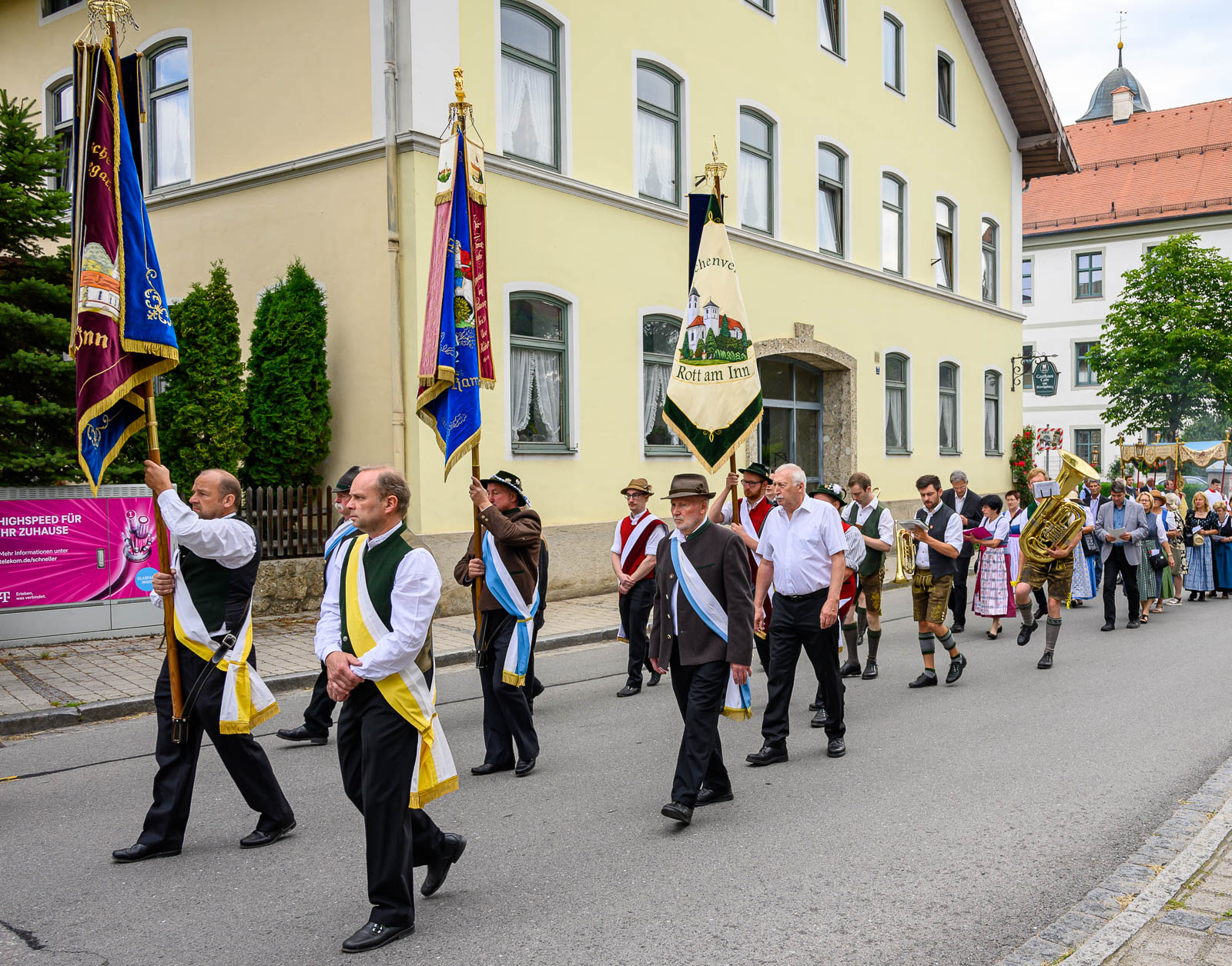 Fronleichnamsprozession 2022 in Rott am Inn