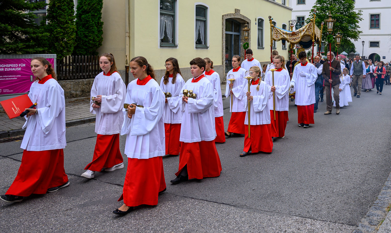 Fronleichnamsprozession 2022 in Rott am Inn