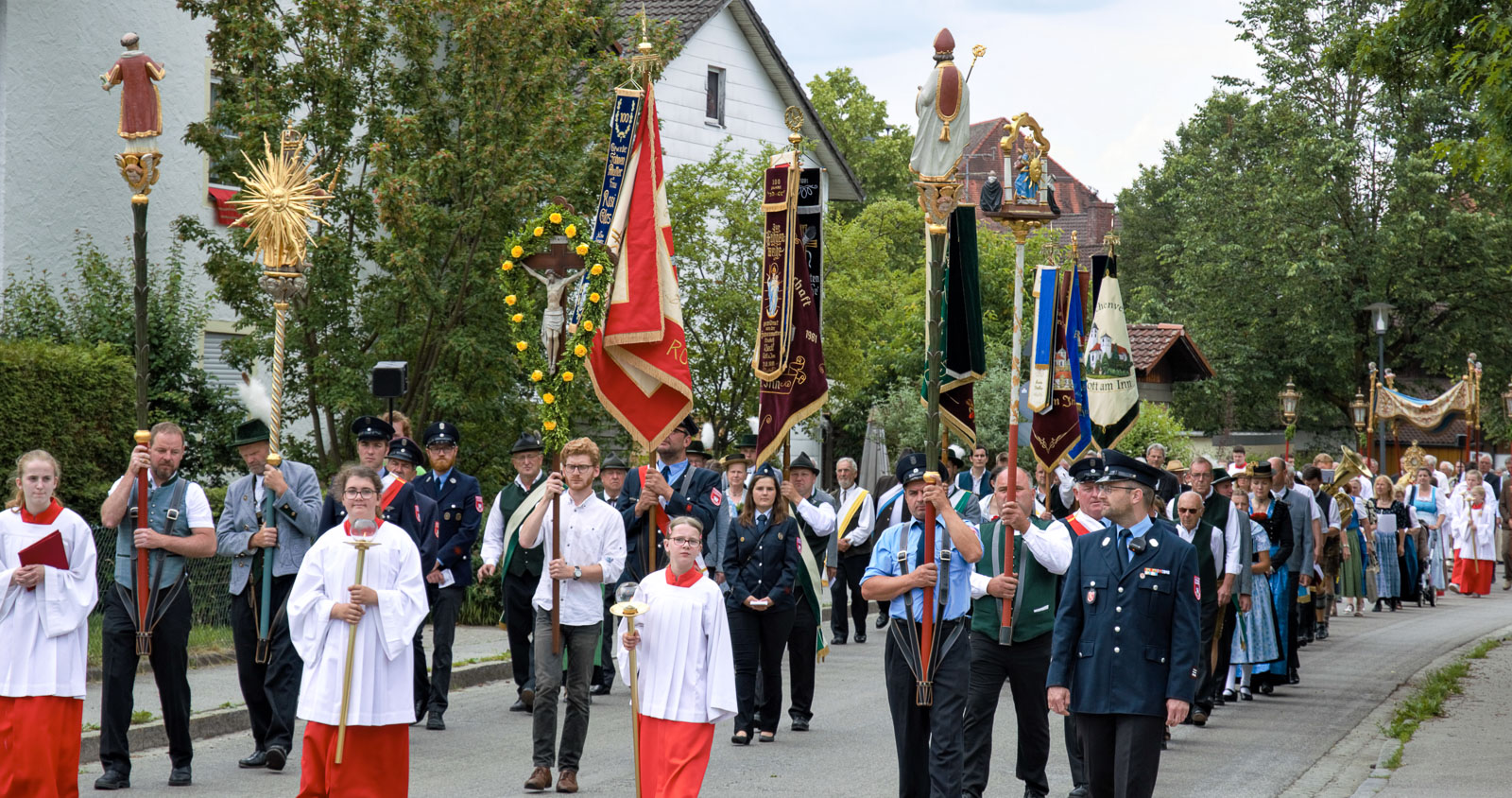 Fronleichnamsprozession 2022 in Rott am Inn