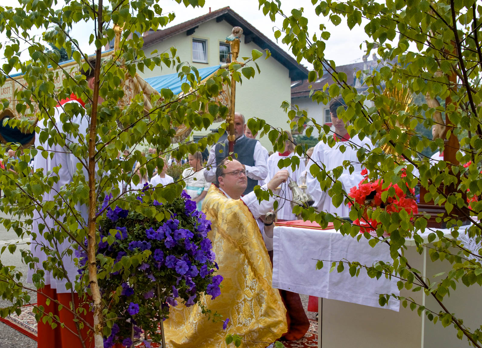 Fronleichnamsprozession 2022 in Rott am Inn