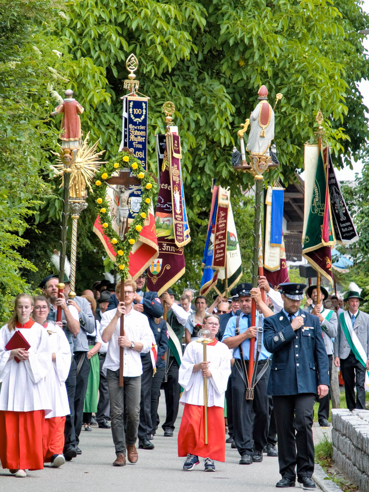 Fronleichnamsprozession 2022 in Rott am Inn