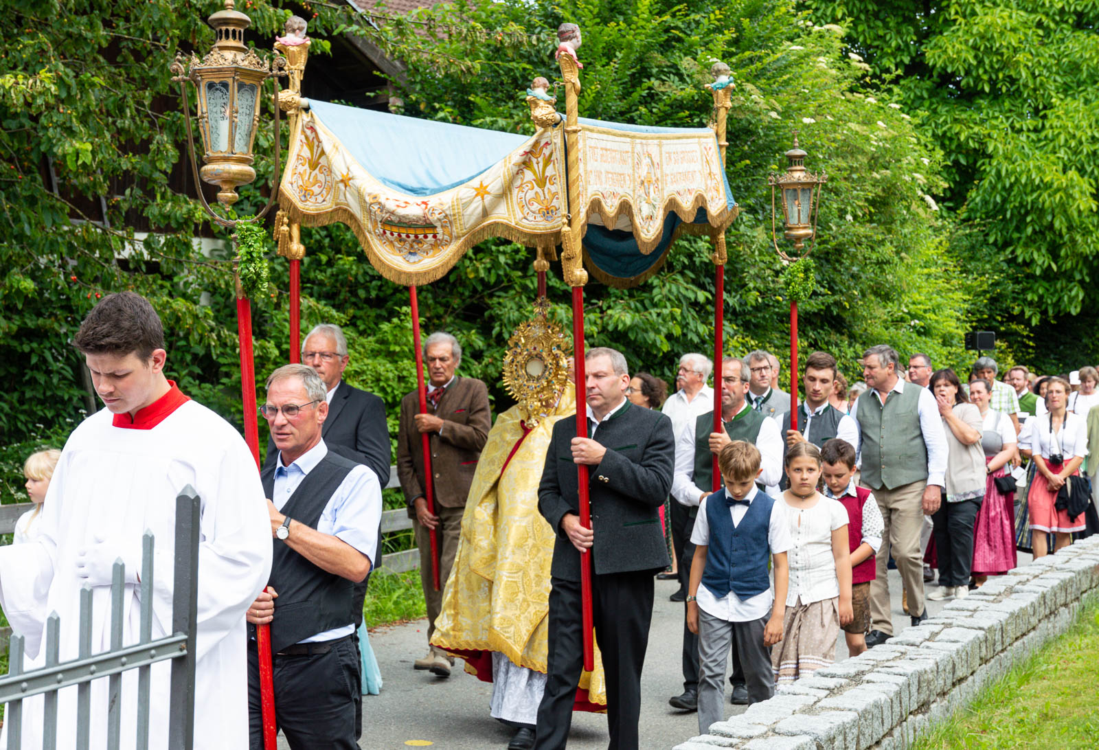 Fronleichnamsprozession 2022 in Rott am Inn