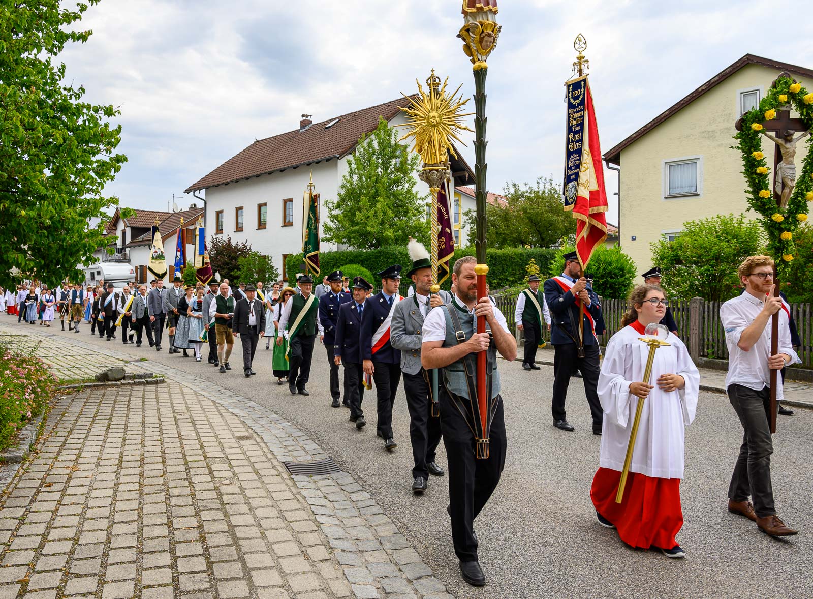 Fronleichnamsprozession 2022 in Rott am Inn