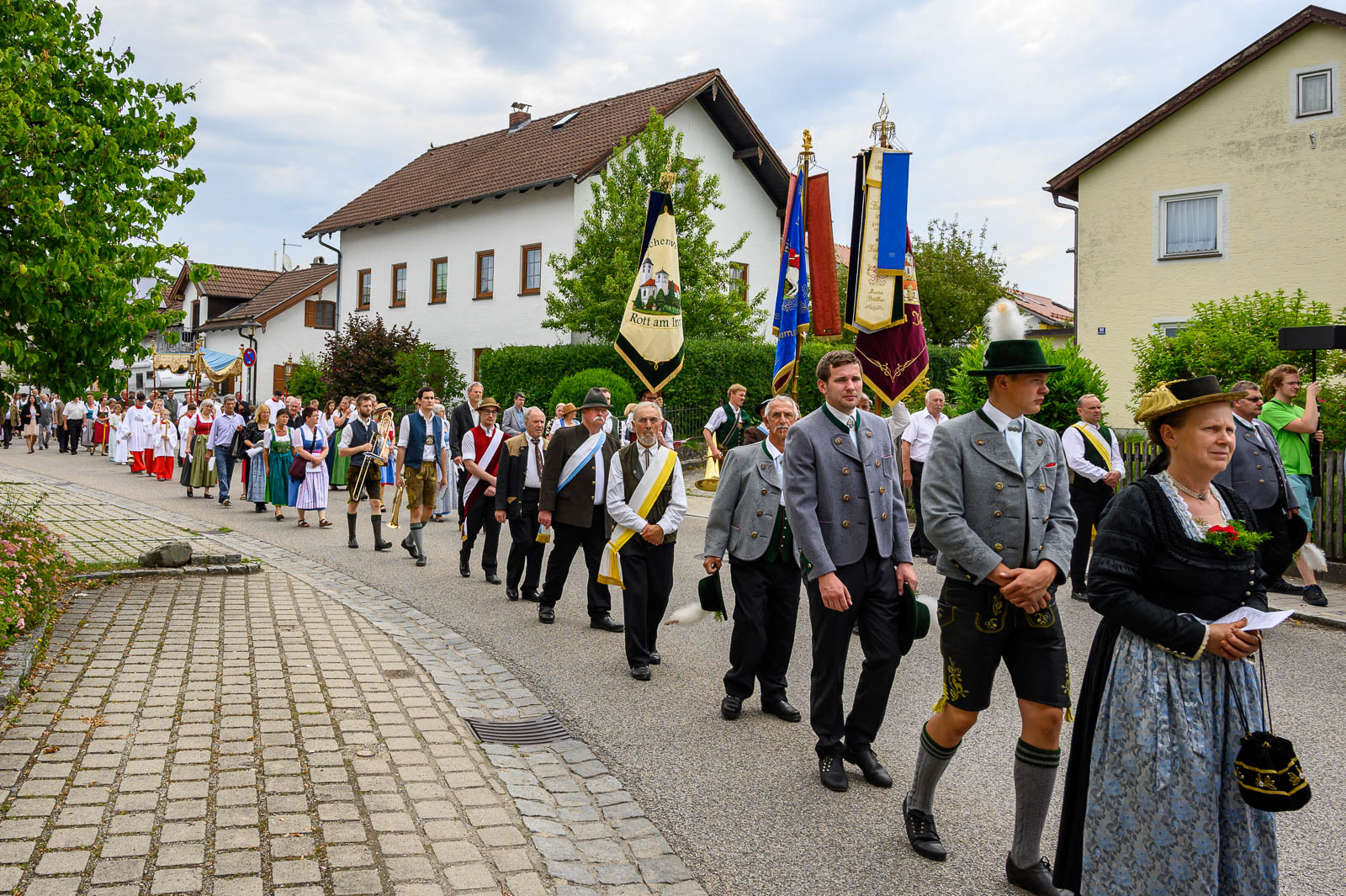 Fronleichnamsprozession 2022 in Rott am Inn
