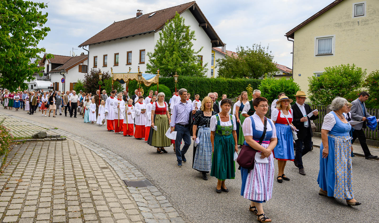 Fronleichnamsprozession 2022 in Rott am Inn