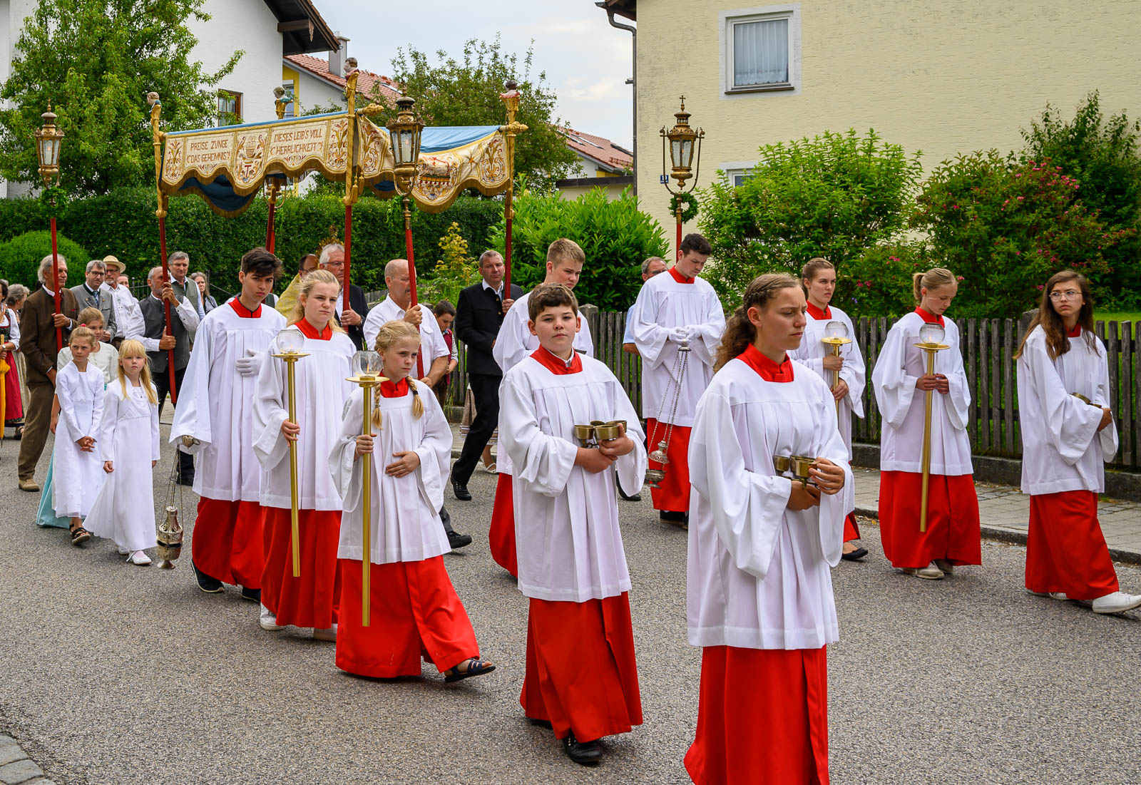 Fronleichnamsprozession 2022 in Rott am Inn