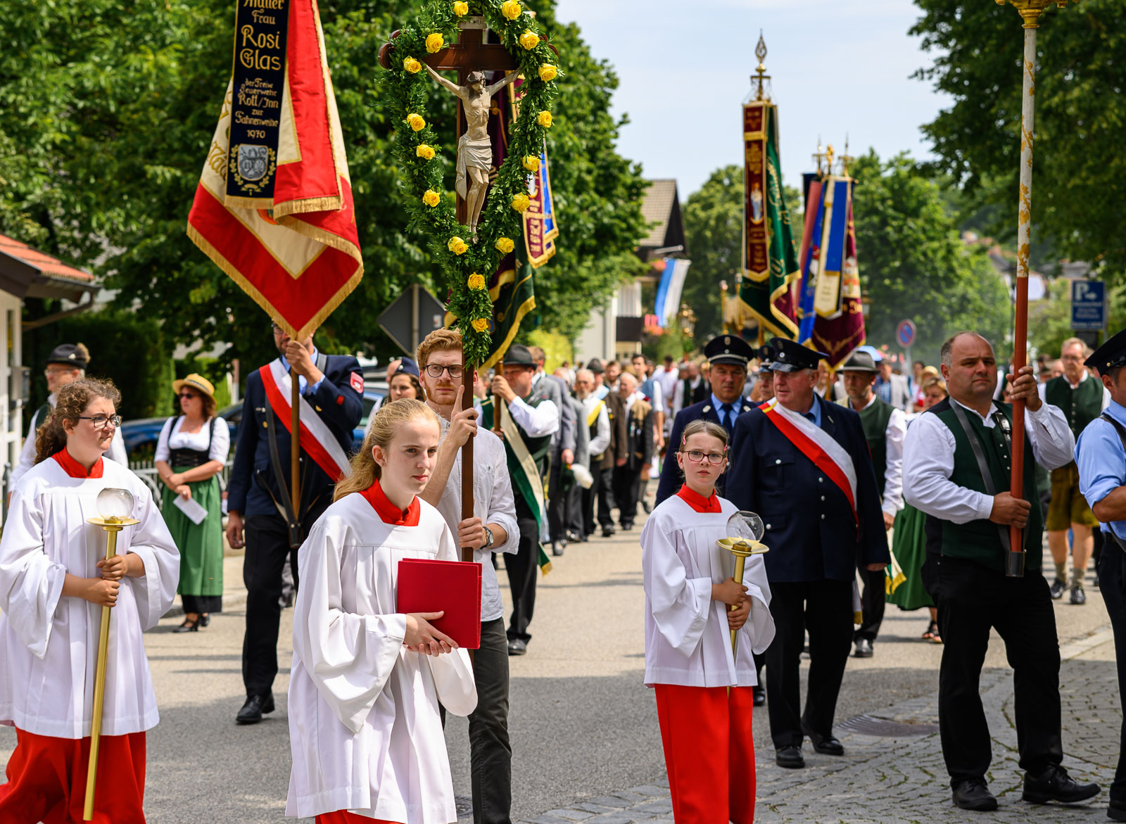 Fronleichnamsprozession 2022 in Rott am Inn