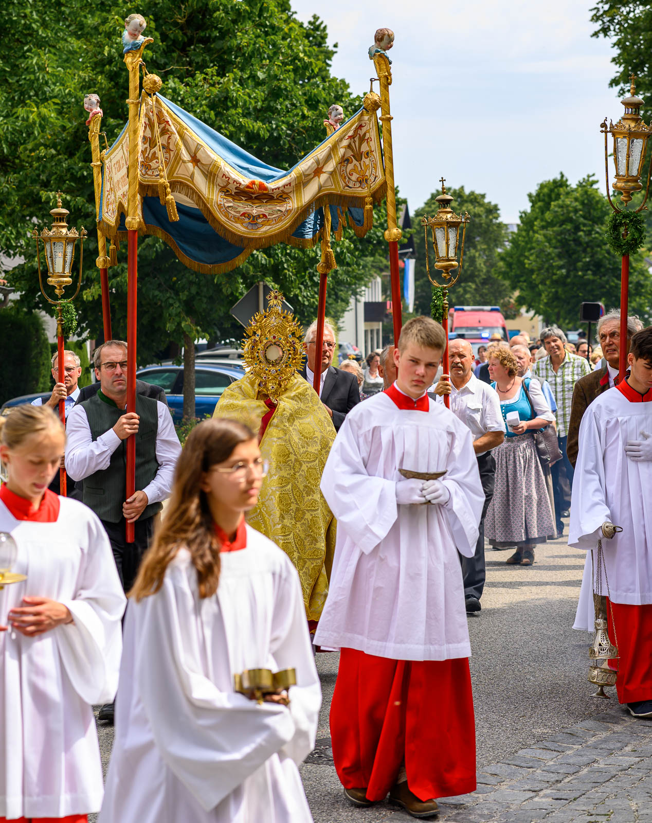 Fronleichnamsprozession 2022 in Rott am Inn