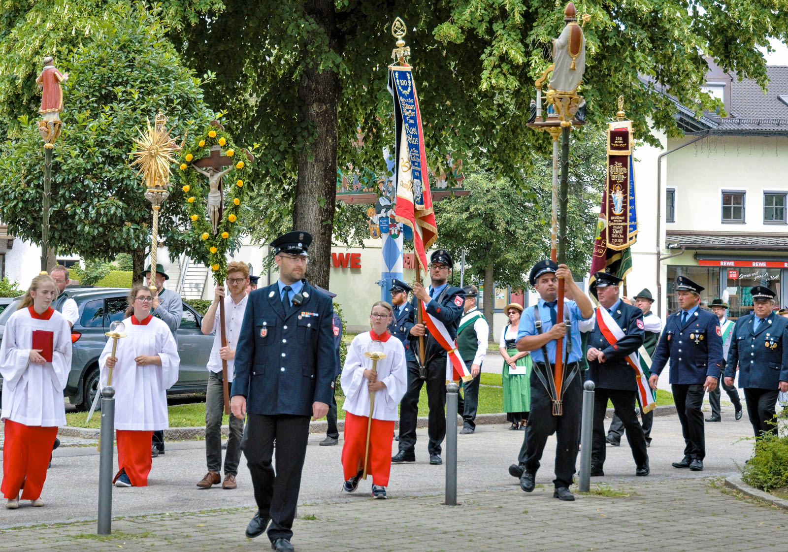 Fronleichnamsprozession 2022 in Rott am Inn