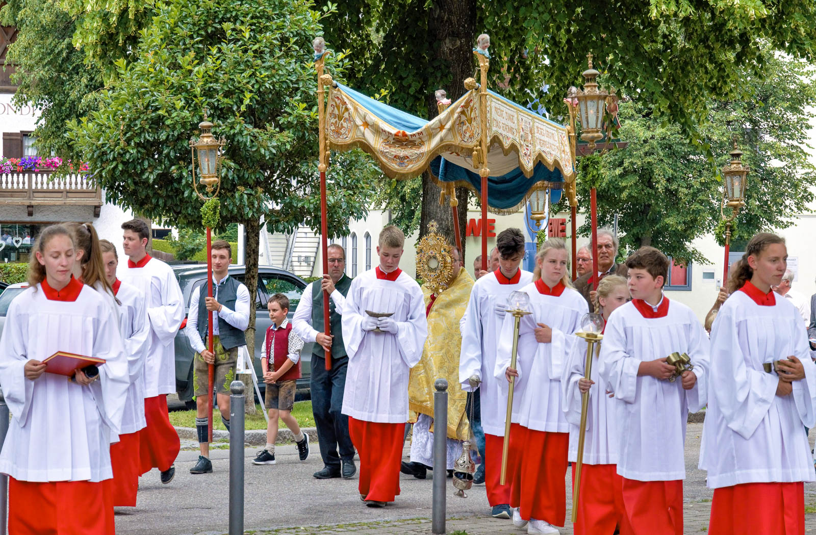 Fronleichnamsprozession 2022 in Rott am Inn
