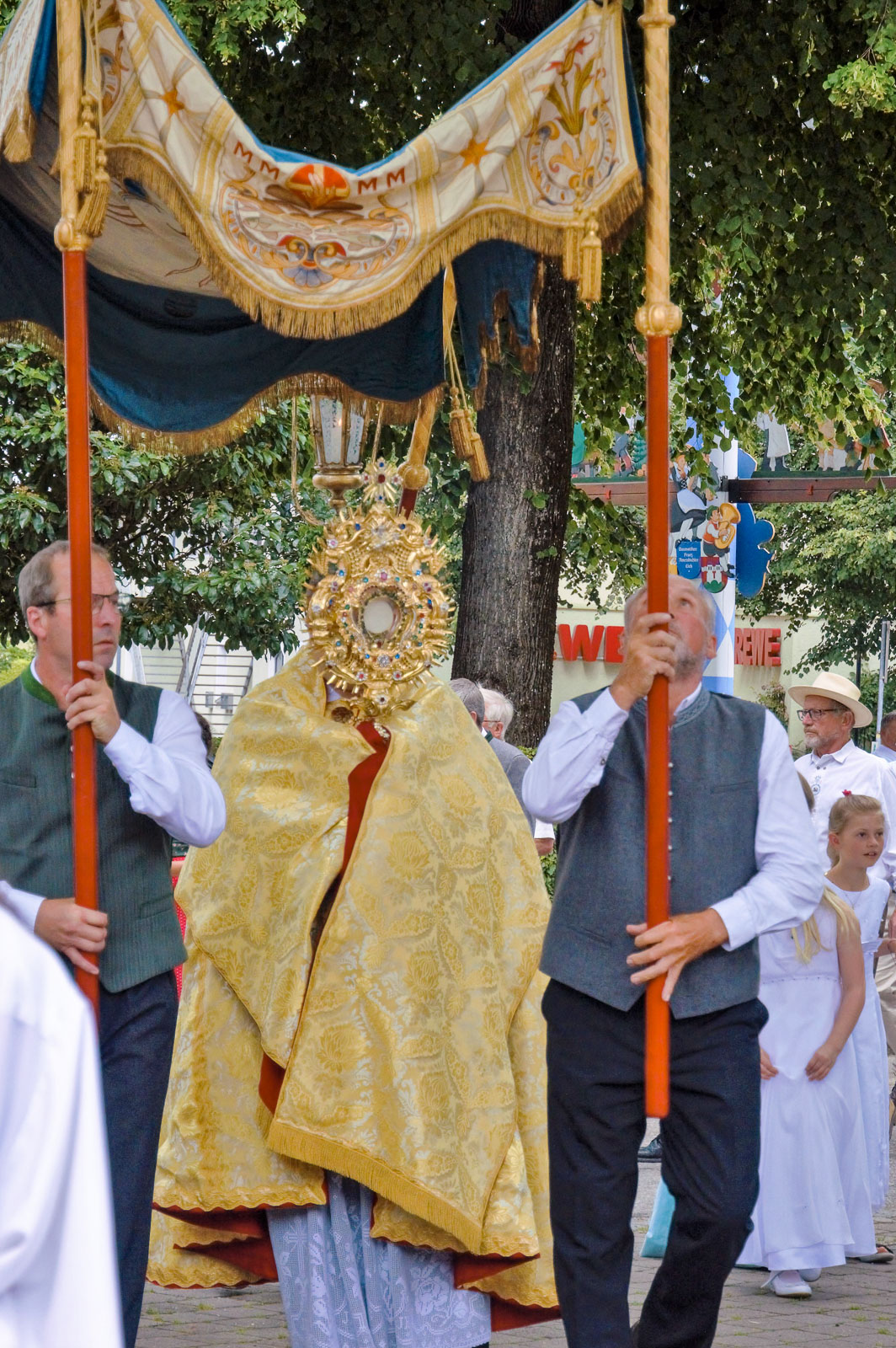 Fronleichnamsprozession 2022 in Rott am Inn