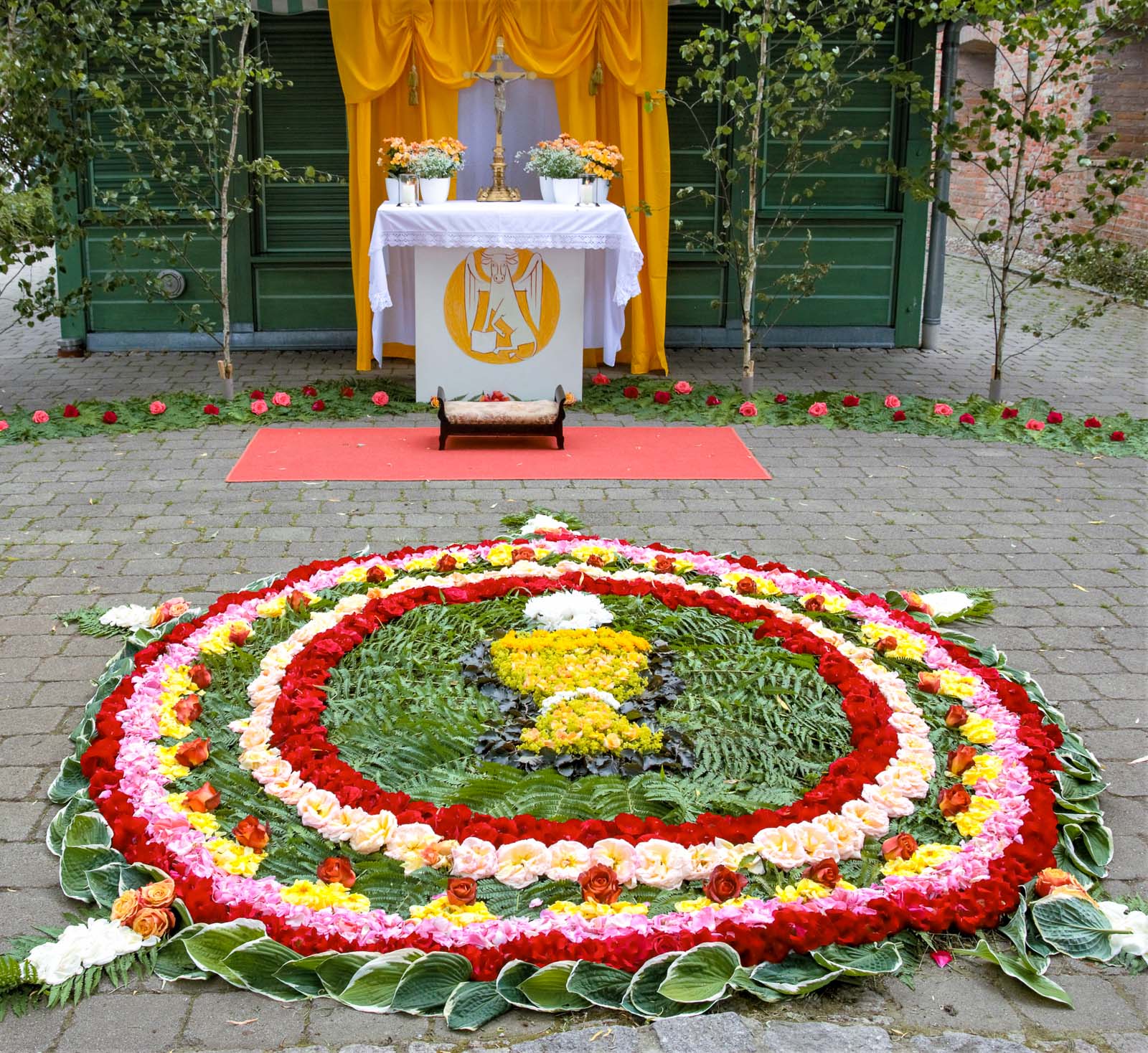 Fronleichnamsprozession 2022 in Rott am Inn