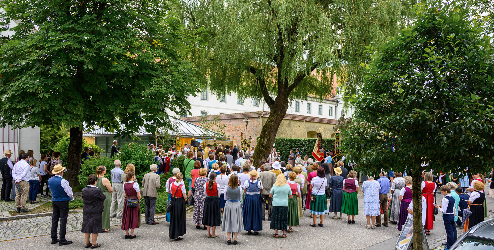 Fronleichnamsprozession 2022 in Rott am Inn