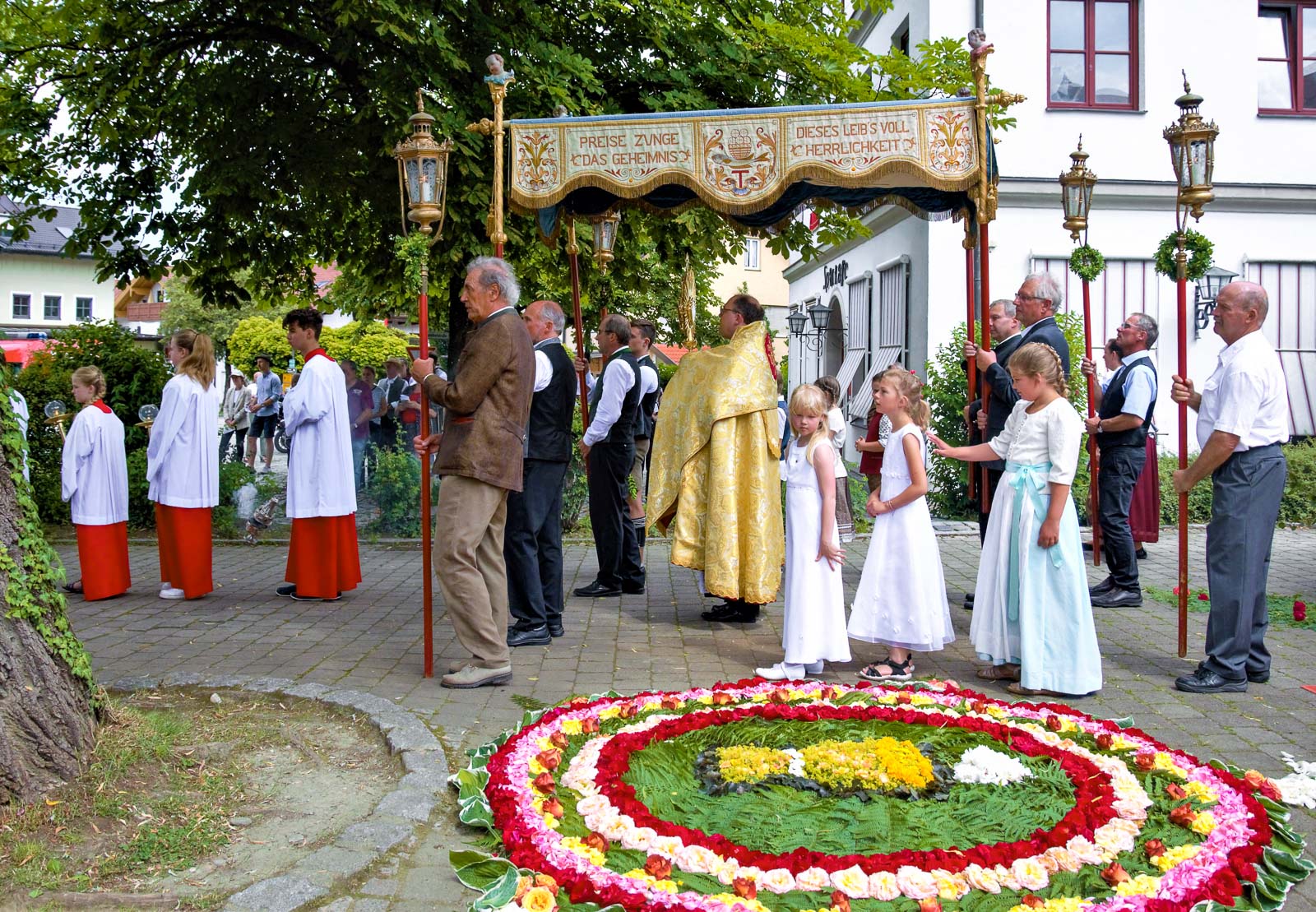 Fronleichnamsprozession 2022 in Rott am Inn