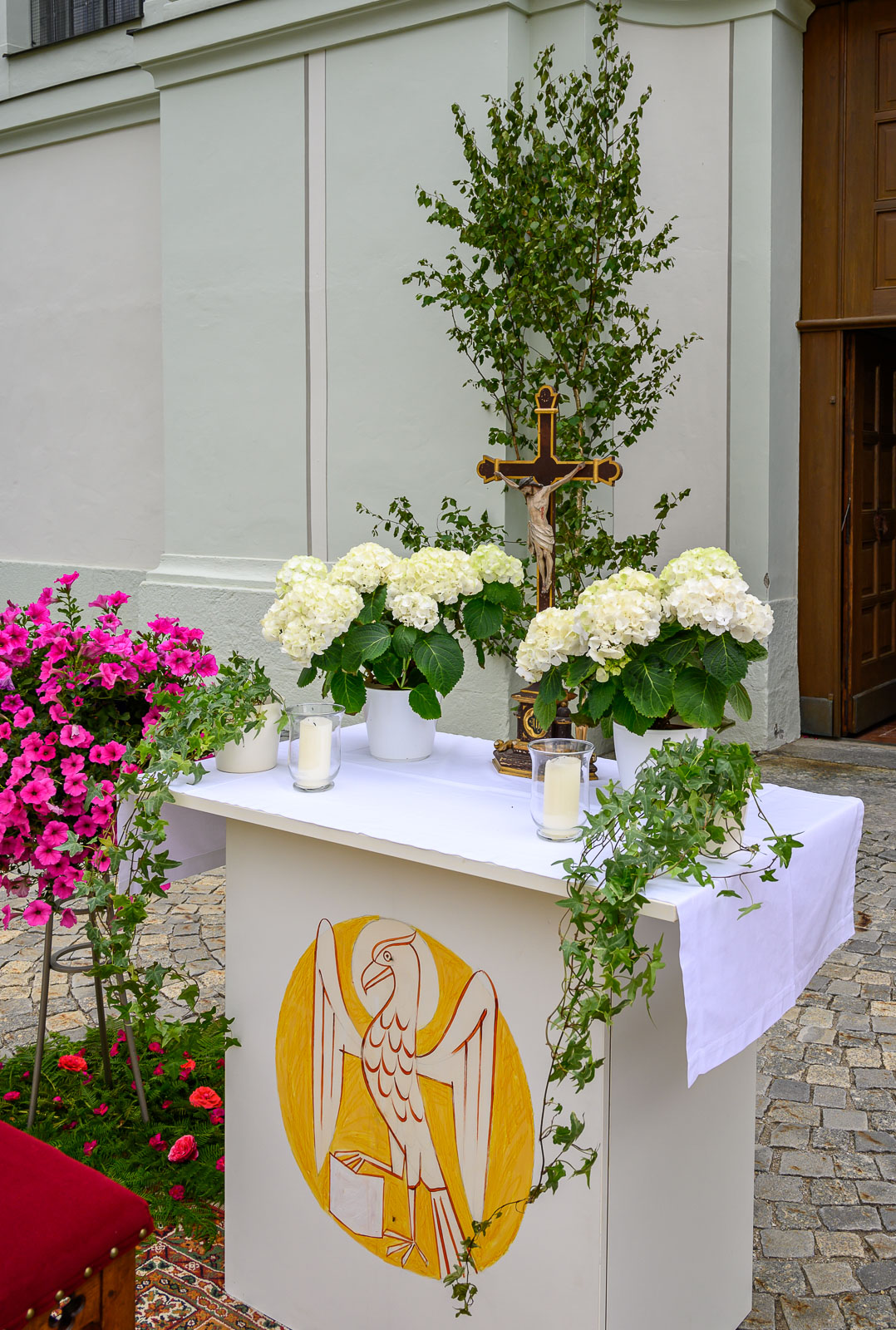 Fronleichnamsprozession 2022 in Rott am Inn