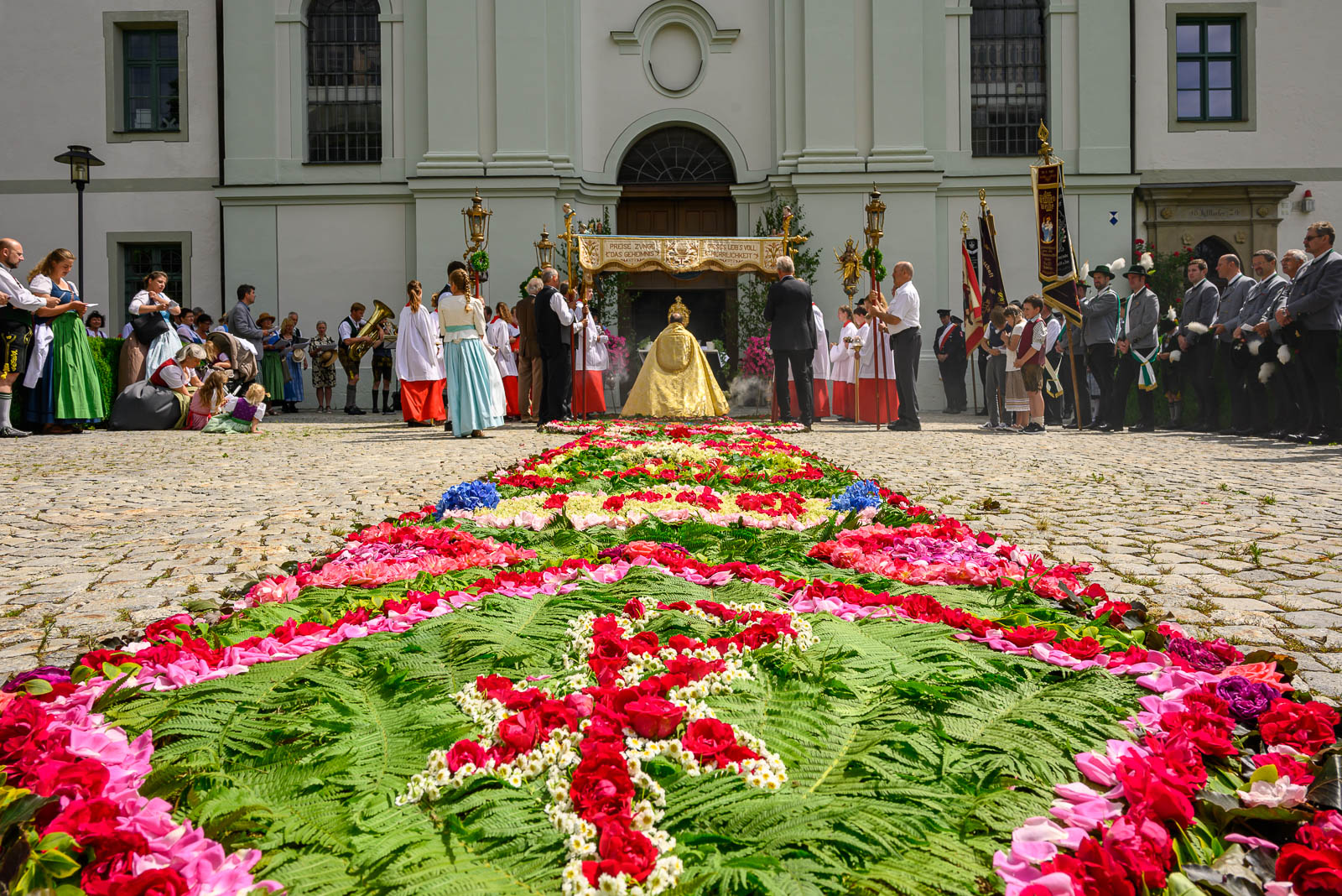 Fronleichnamsprozession 2022 in Rott am Inn