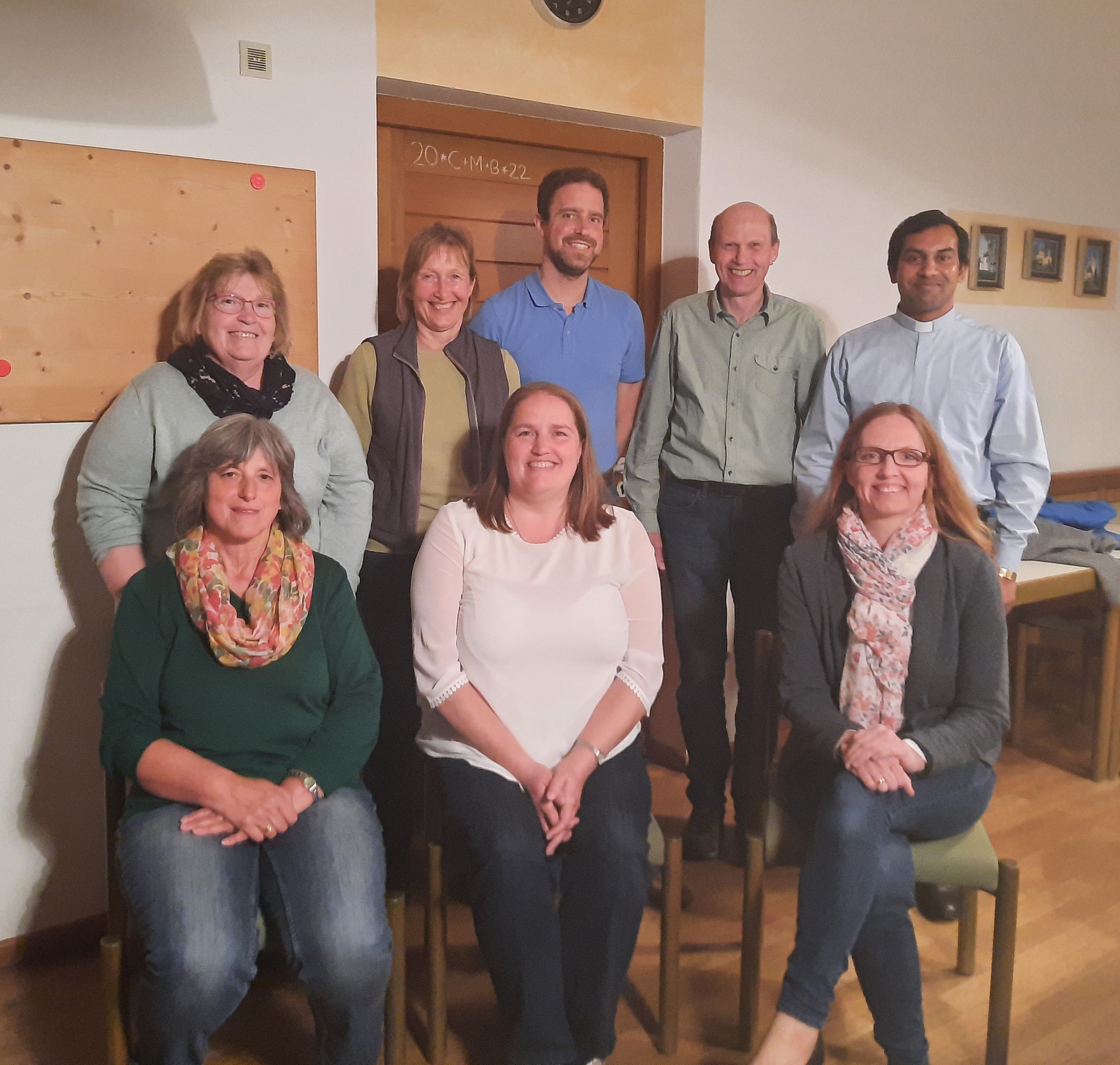 PGR Eisenhofen 2022-26<br/>Angelika Pfisterer<br/>Monika Schöngruber<br/>Jörg Umbach (1. Vorsitzender)<br/>Andreas Maier<br/>Pater Matthäus<br/> sitzend von links:<br/>Angelika Obermann<br/>Maria Wörle Birgitta Kneidl