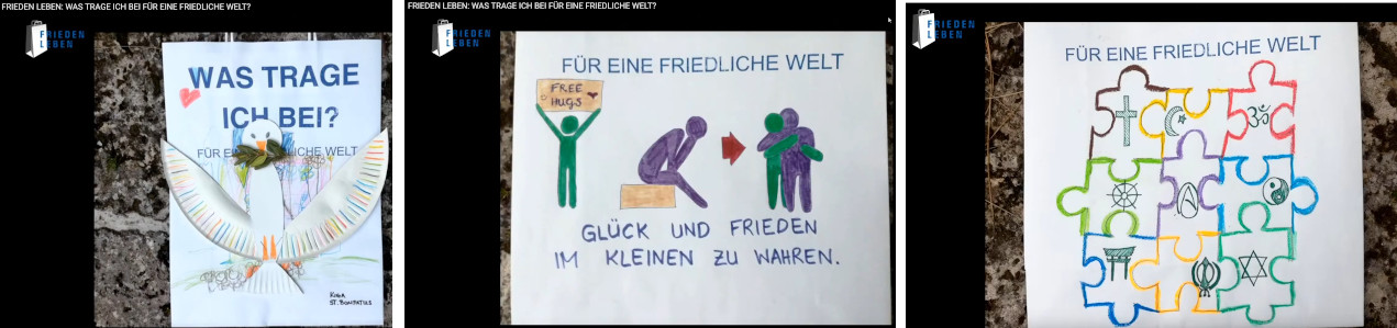 Ausschnitte aus der Finissage der Aktion Frieden leben