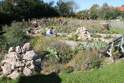 Insektengarten auf dem Gelände des Campus St. Michael in Traunstein